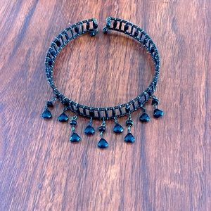 Adjustable black choker